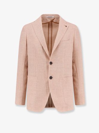 Tagliatore Blazer monopetto in lino e lana vergine - TAGLIATORE - gender_Man