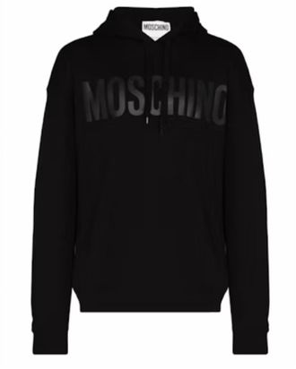 Moschino Unisex Couture Logo Hoodie In Black