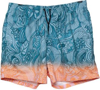 Dries Van Noten Dries van Noten, blues and pink swim shorts