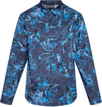 Versace Jeans Couture Uomo, Magliette, Blu, XL, new