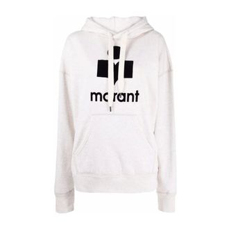 Isabel Marant Hoodies, female, Beige, Size: 2XS Beige Silk & Nylon Sweater