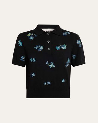 Libertine - Libertine Bluebell Lane Cashmere Polo Sweater