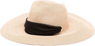 Eugenia Kim Cassidy woven sun hat - women - Hemp/Paper/Polyester - One Size - Neutrals