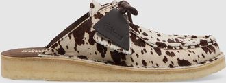 Clarks Mocassins Dsrtnomad Mule Brown Cow Print