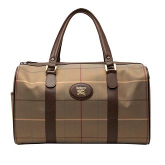 Burberry Pre-owned Burberry Vintage Check Canvas Boston Bag Ladies OP6JF5JT2XYFT519