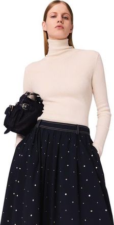 Maje Wool and silk sweater in Ecru at Nordstrom, Size X-Small