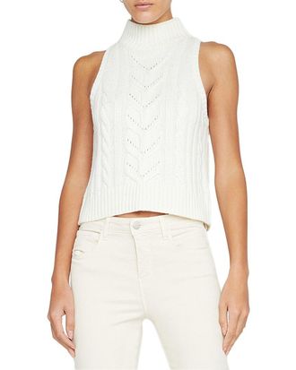 L'agence Lagence Bellini Cable Wool-Blend Turtleneck Sweater