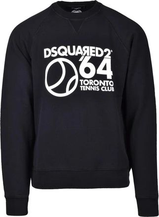 Dsquared2 Cotton Crew Neck Sweatshirt - Black