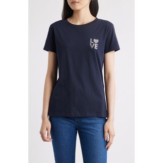 Boss Orange by Hugo Boss Crystal Cotton T-Shirt in Dk Bu at Nordstrom Rack, Size X-Small
