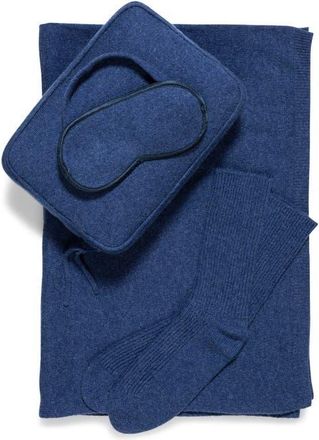 Sofiacashmere 4-Piece Travel Set in Denim at Nordstrom