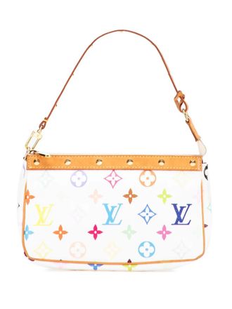 Louis Vuitton 2003 Monogram Multicolore Pochette Accessoires shoulder bag - women - Canvas/Leather - One Size - Multicolour