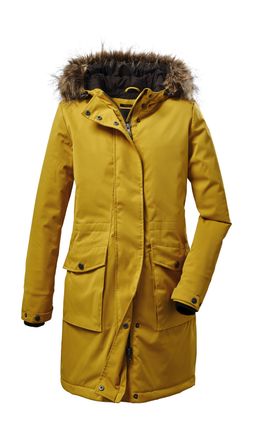 G.I.G.A. DX by killtec Parka GW 24 WMN PRK, Damen, Gr. 36, gelb, Oberstoff: 100% Polyester, Futter: 100% Polyester, Wattierung: 100% Polyester, G.I.G.A. DX BY KILLTEC, Jacke