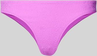 Puma Bikini-Hose mit Strukturmuster in Pink, Größe XL