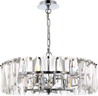 Maytoni Lampadario Maytoni Puntes Cristallo Cromo 6xe14 &Oslash;52