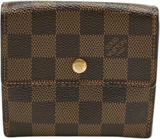 Louis Vuitton Pre-owned Wallets, female, Brown, Size: ONE SIZE Pre-owned Canvas Wallet