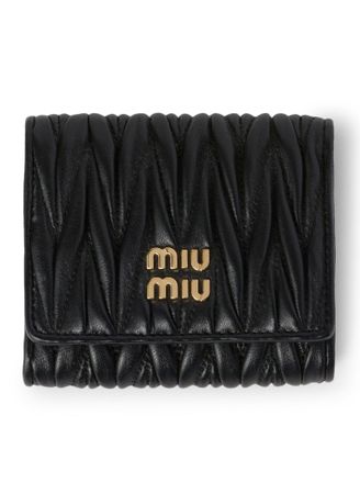 Miu Miu SMALL WALLET IN NAPPA MATELASSE - Miu Miu - Woman