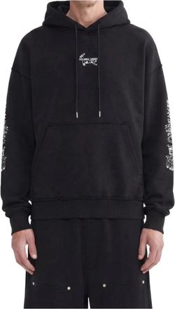 44 Label Group Pins Hoodie - Heren - Hoodies - Zwart - M - Katoen - Hoodies & sweatvesten