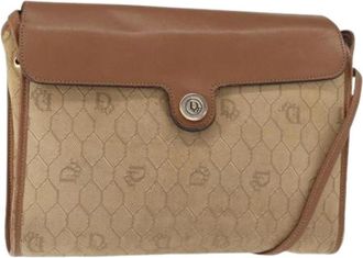 Dior Pre-owned Cross Body Bags, female, Beige, Size: ONE SIZE Pre-owned Vintage Shoulder Bag