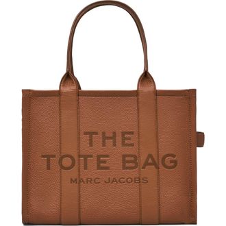 Marc Jacobs The Large Leather Tote Bag in Argan Oil at Nordstrom