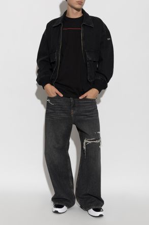 Diesel D-RISE Jeans, Mens, Black