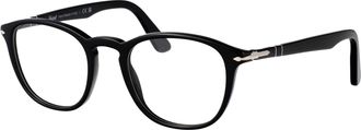 Persol 0PO3143V Black Acetate Optical Eyeglasses - Black