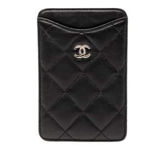 Chanel Pre-owned Wallets, female, Black, Size: ONE SIZE Pre-owned Card Holder