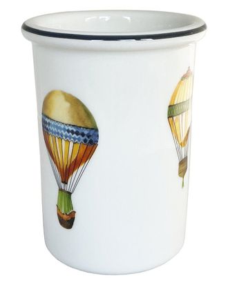 ABBIAMO TUTTO Up, Up & Away Hot Air Balloon Wine Bottle/Utensil Holder