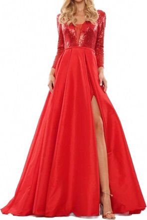 Colors Dress Rylee Gown In Red