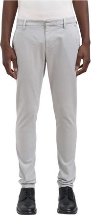 Dondup Chinos - Heren - Chinos - Grijs - W31 - Leer - Broeken