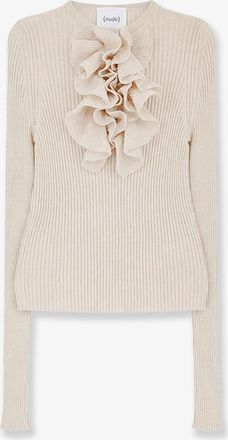 Nude Maglia in misto cotone a costine - NUDE - gender_Woman