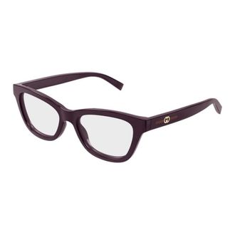 Gucci Cat Eye Brillen - Dames - Brillen - Paars - 52 MM - Accessoires