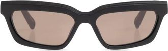 Jacquemus Zwarte Salon Zonnebril - unisex - Zonnebrillen - Zwart - ONE Size - Accessoires