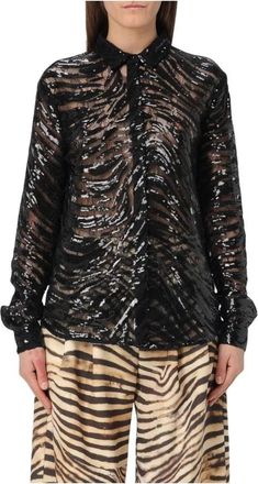 Just Cavalli Donna, Camicette, Nero, M, new