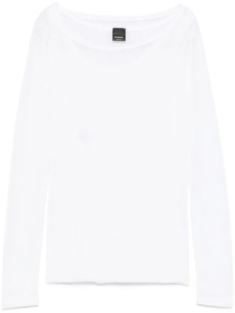Tシャツ・カットソー Pinko Sweaters White PINKO Cotton Sweatshirt | White | FARFETCH