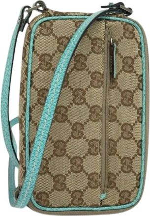 Gucci Pre-owned Canvas gucci-bags - Dames - Vintage Schoudertas - Veelkleurig - ONE Size - Vintage