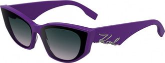 Karl Lagerfeld Womens KL6162S 64 541 Sunglasses - Purple - One Size