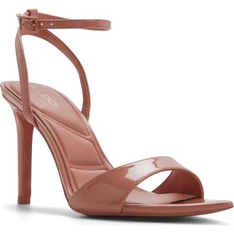 Aldo Leandra Ankle Strap Pointed Toe Sandal in Other Pink at Nordstrom, Size 8.5