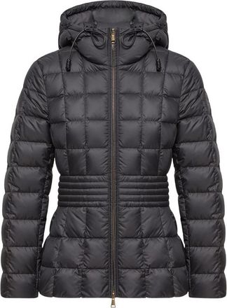 Moncler Black Quilted Hood Jacket