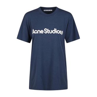 Acne Studios T-shirt con grafica - - Tops - Uomo - Blu - S