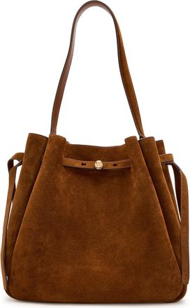 Tory Burch Romy Large Suede Bucket bag - Caramel - One Size