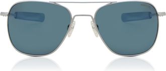 Randolph Aviator Polarized AF238 Mens Sunglasses Grey Size 55