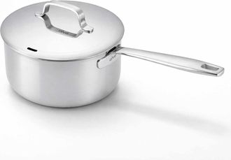 alva Mastero 1.7-Quart Saucepan with Lid, 6.3-Inch, Stainless Steel