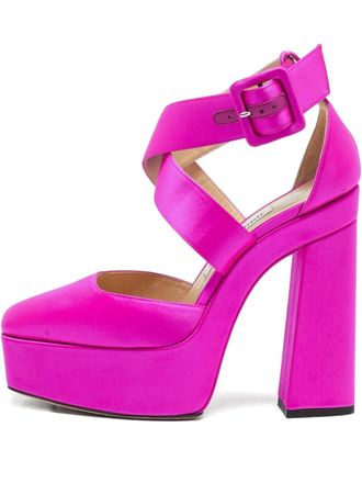 Jimmy Choo London 150mm Gian platform pumps - Pink