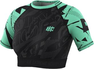 OEM Top Corto De Manga Corta Para Mujer, Protector Solar Neo Xs Color Menta