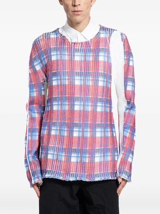 Comme Des Gar&ccedil;ons printed shirt - Red