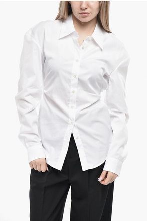 Dries Van Noten Poplin Shirt CENNY with Back Martingale size 38