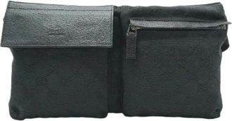 Gucci Pre-owned GG Canvas Pocket Waist Bag - - Pre-owned - Donna - Nero - ONE SIZE