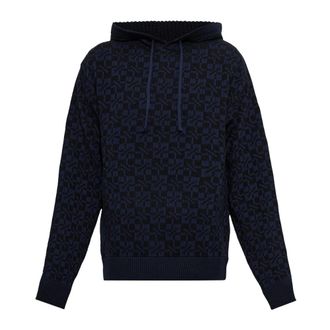 Kenzo Felpa Kenzogram in maglia - - Sweatshirts & Hoodies - Uomo - Blu - L