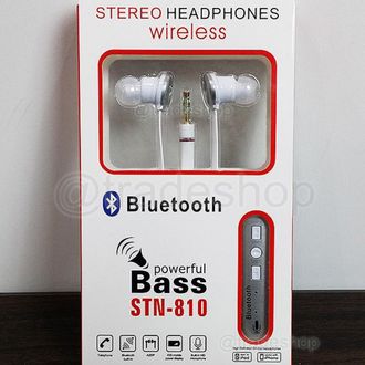 Trade Shop Trade Shop - Auriculares Bluetooth Potentes Auriculares De Alambre Bajo Stn-810 Vivavoce