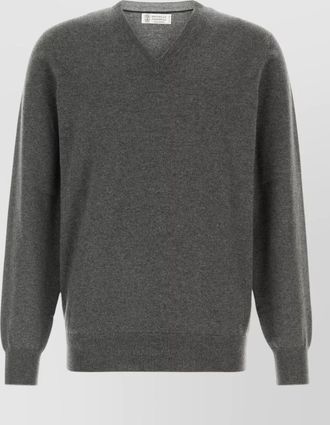 Brunello Cucinelli cashmere v-neck regular-fit sweater